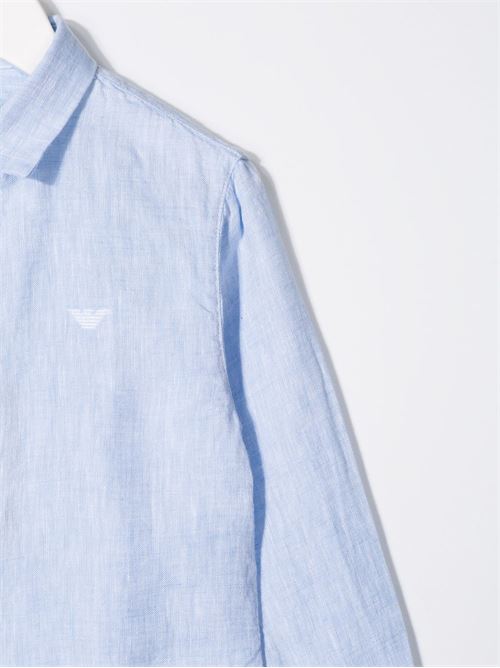 Camicia bambino Emporio Armani celeste EMPORIO ARMANI KIDS | 8N4CJ93NEEZ0744